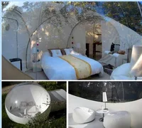 Outdoor Inflatable Clear Bubble Tent – Transparent Dome Cabin with Free Blower for Camping & Stargazing - Image 4