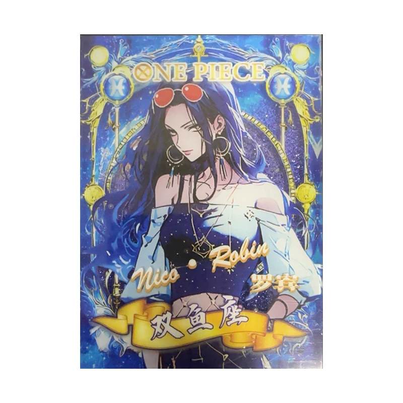 Anime One Piece Luffy Zoro Nami Sanji Chopper Robin Hancock Ace Quicksand Card Collectible Cards Christmas Birthday Gifts Toys 3