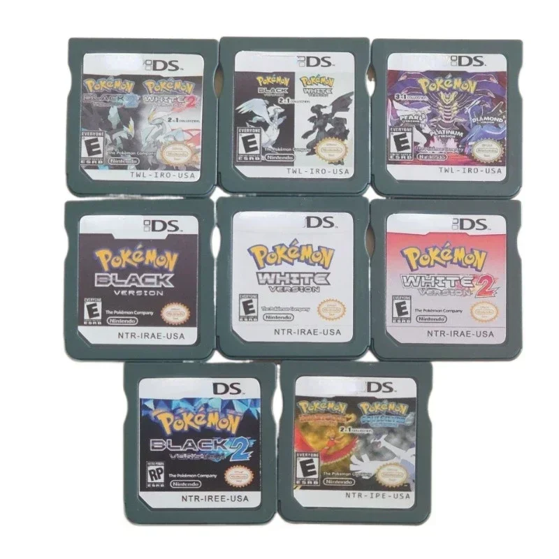 

Multilingual Version 1pcs Pack Choose NDS R4 with Sm Cards Game of Pokemon Series 3DS 64in1 9in1 5000in1 Gold Heart Silver Soul