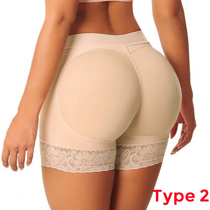 Cxzd Butt Lifter Pants Women Fake Buttocks Plump Hips Body Shaping Panties  Lace Fake Ass With Pad Boxer Shapewear Shorts Shapers - Shapers - AliExpress