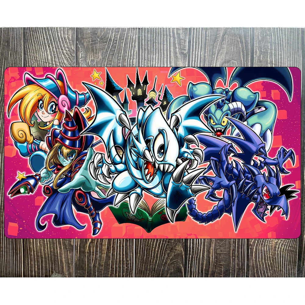 Yu-Gi-Oh Dark Magician Playmat Game Card Pad Ygo Anime Girls Mat Yugioh Tcg Ocg Mat-283