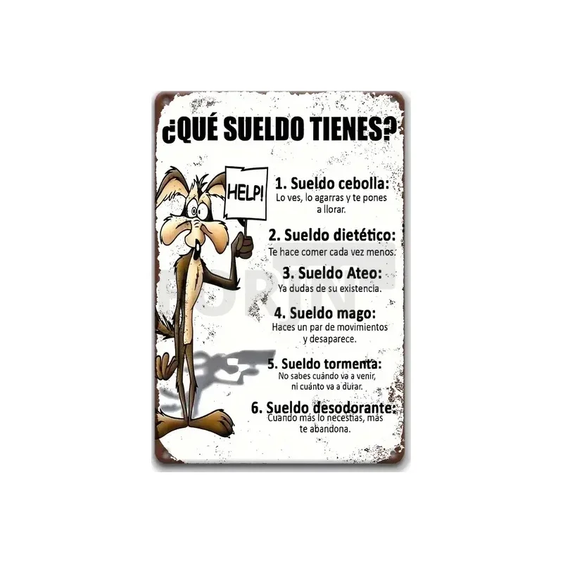 Inspirational Spanish Quote Metal Wall Art - Minimalist Black and White Decor