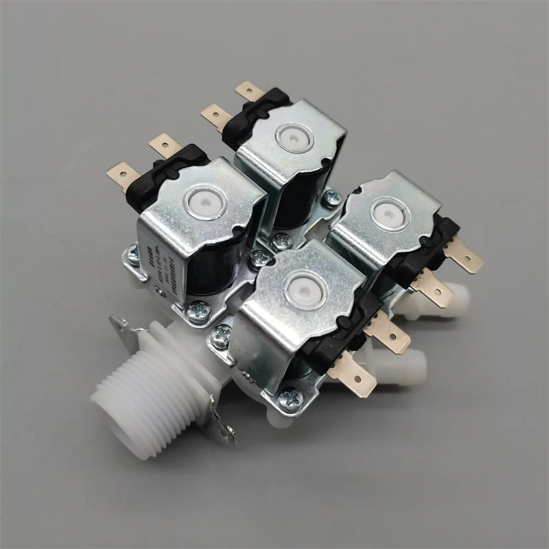 

1pcs Plastic solenoid valve one in four out four-way pressurized water inlet solenoid valve