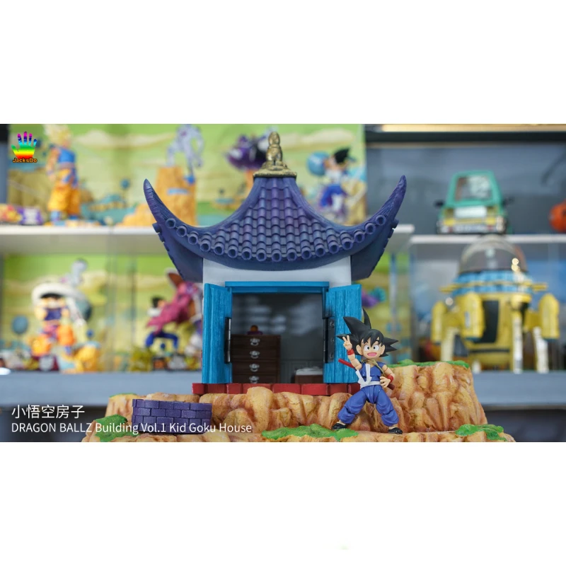 

JacksDo Dragon Ball Building Vol.1 Kid Goku House Scene Model Gk Resin Anime Action Figures Toys Collection Hobby Doll