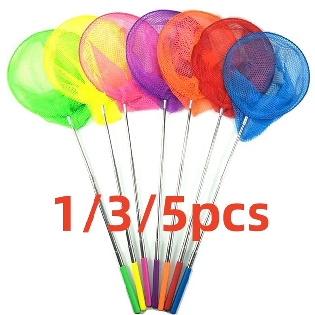 Retractable Fishing Net Insect Butterfly Dragonfly Net Outdoor Portable Fishing Net Children Fun Game Fishing Toys Retractable Fishing Net Insect Butterfly Dragonfly Net Outdoor Portable Fishing Net Children Fun Game Fishing Toys