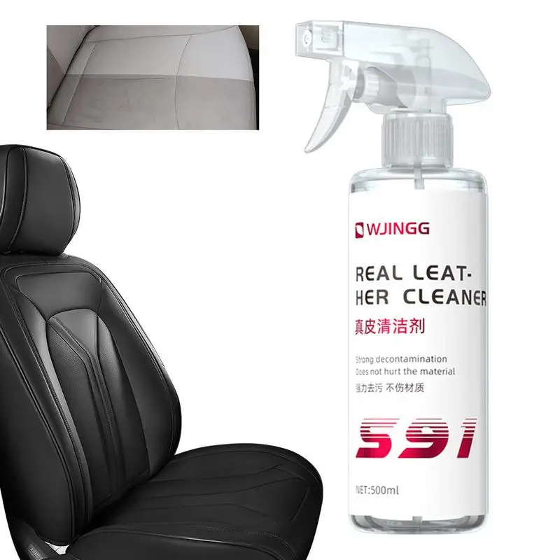 

Car Leather Cleaner 500g Car Cleaning Supplies Kit Interior Multifunctional Automotive Refurbishment Agent For Carpet