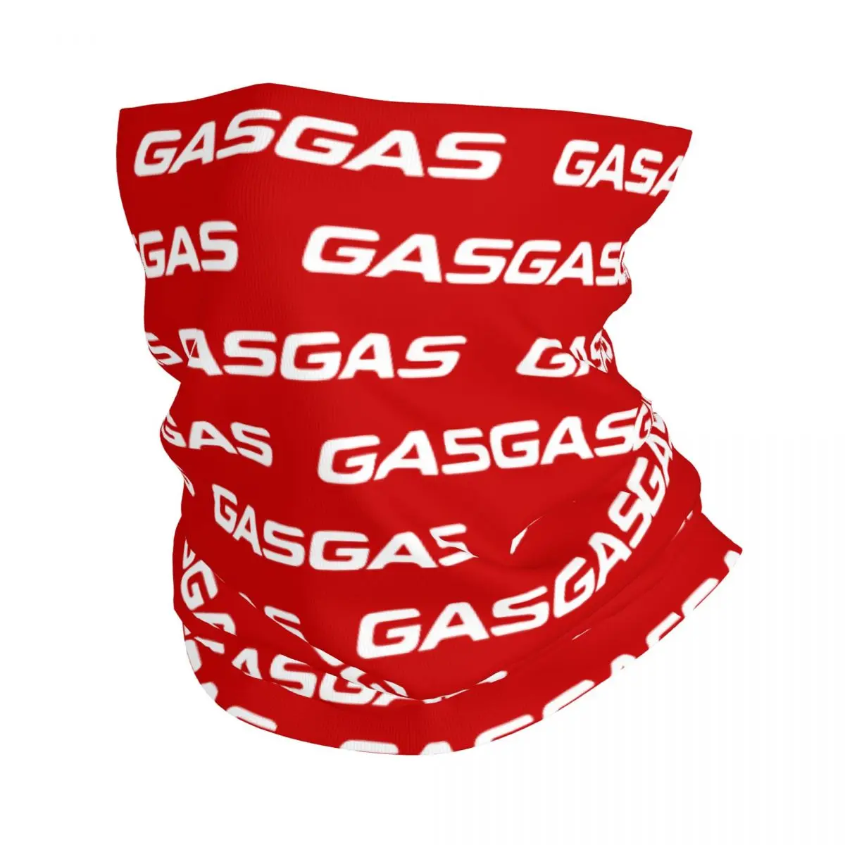 

Gasgas LOGO Plaid Bandana Neck Gaiter Printed Balaclavas Wrap Scarf Warm Headwear Hiking Unisex Adult All Season