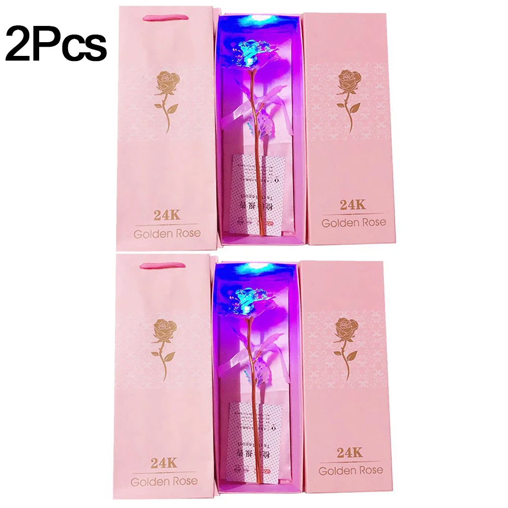 24K Gold Foil Plated Rose Flower with Display Stand - Perfect Gift for Mother's Day & Valentine's Day, Comes in Elegant Gift Box