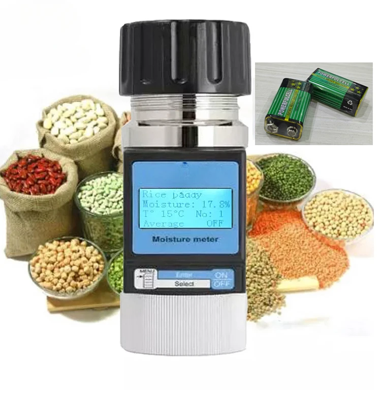 

Portable Digital Multifunctional WILE 55 Grain Moisture Meter 37 Types of Grains