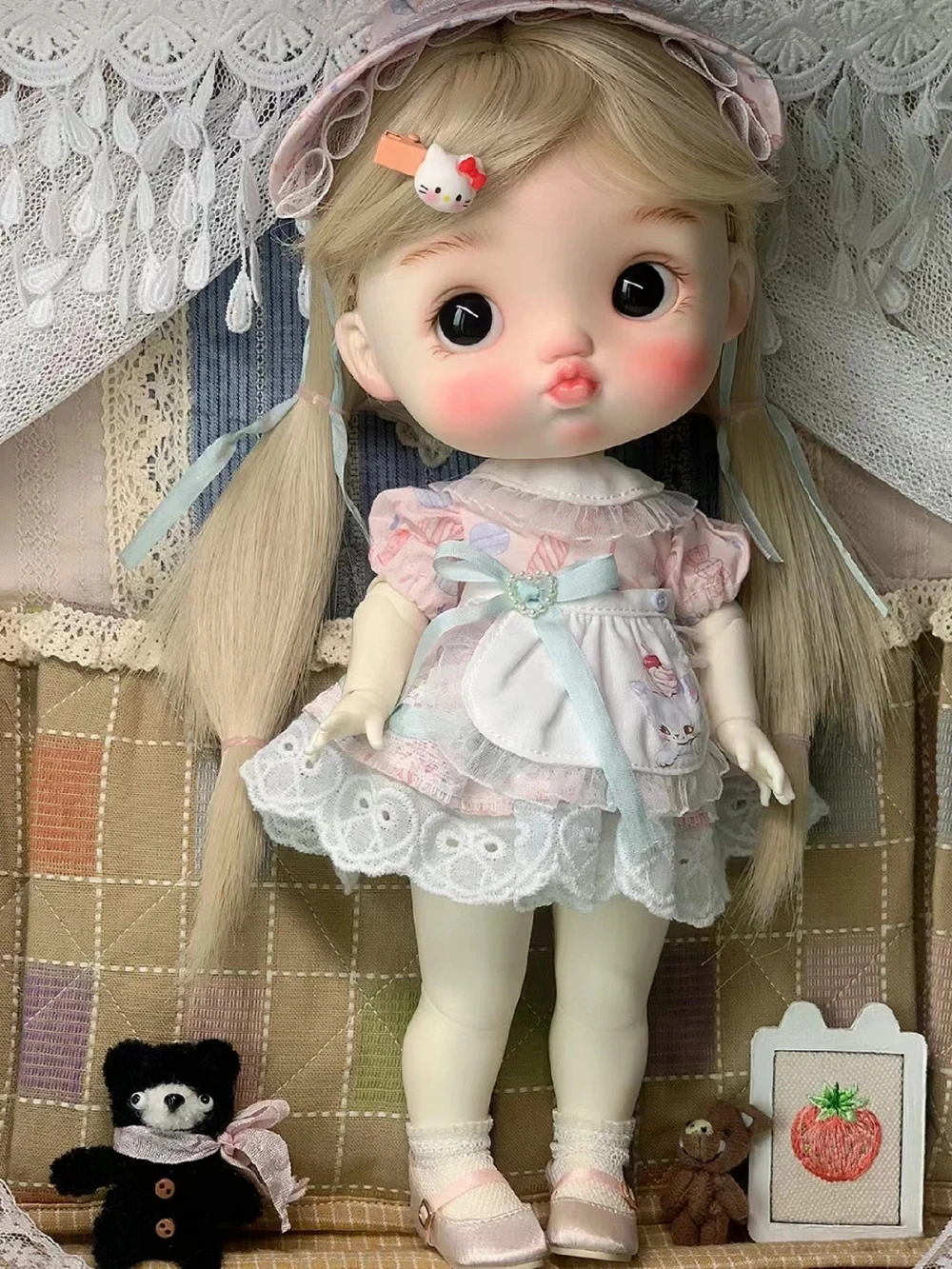 

New sd BJd1/6 zhuzhubao Girl doll resin toy birthday gift Multiple Style Choices in stock makeup