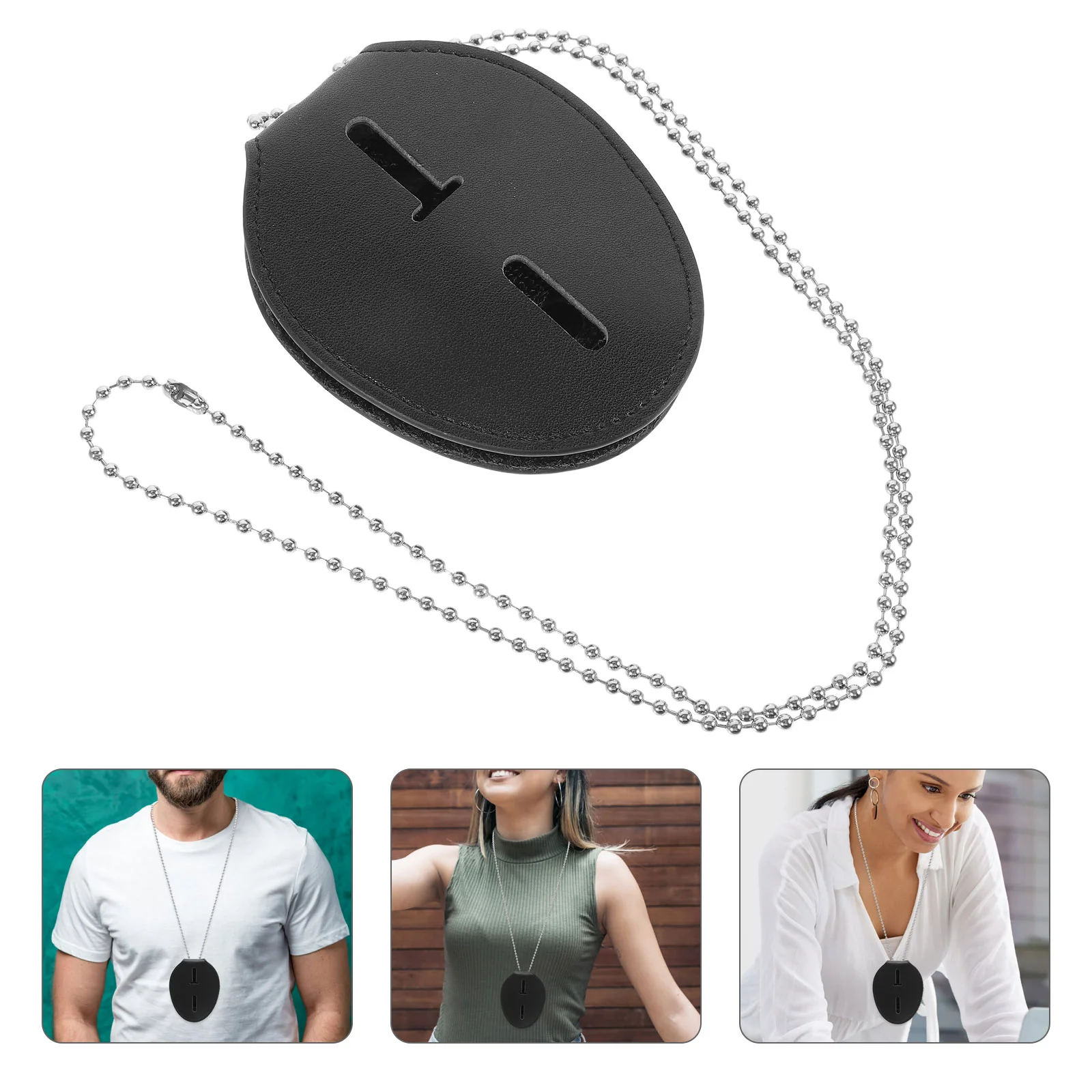 

Badge Holder Belt Clip Protective Badge Cover Holder Versatile Badge Card Holder Police