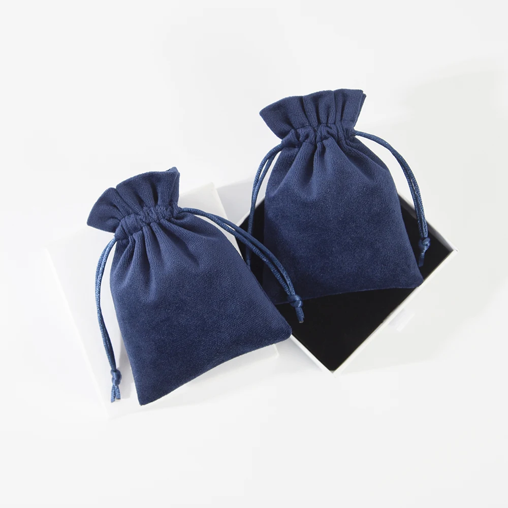 50PCS Velvet Bag Drawstring Small Sachet Pouches Jewelry Packaging Organizer Gift Bags Can Customize 7x9/8x10/9x12/10X15/15X20CM