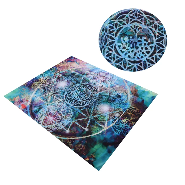 Poliészter Gobelin Absztrakt Geometria Mintázat Fal Függő Takaró Art Otthoni Dekoráció150X130Cm - Image 5