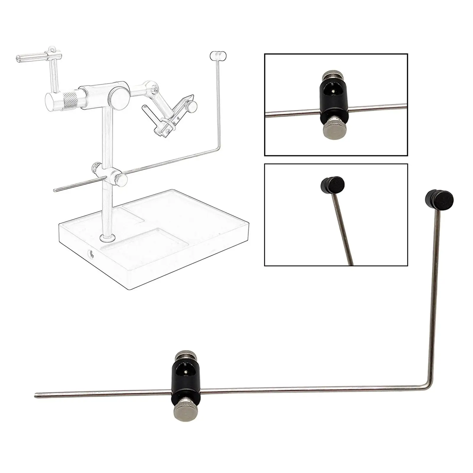 

Подставка для бобины, практичные металлические профессиональные аксессуары для вязания мушек