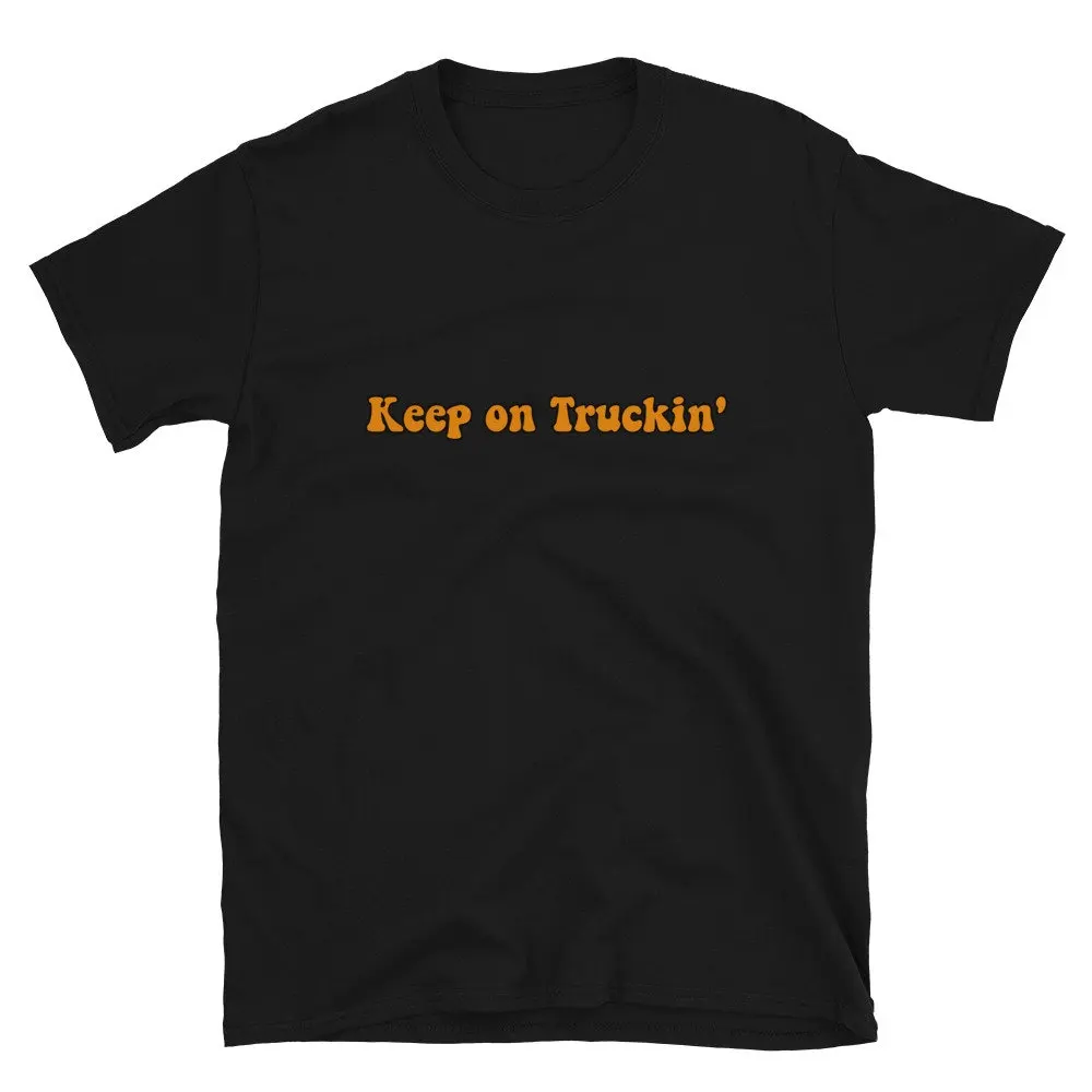 

Футболка с надписью Keep on truckin
