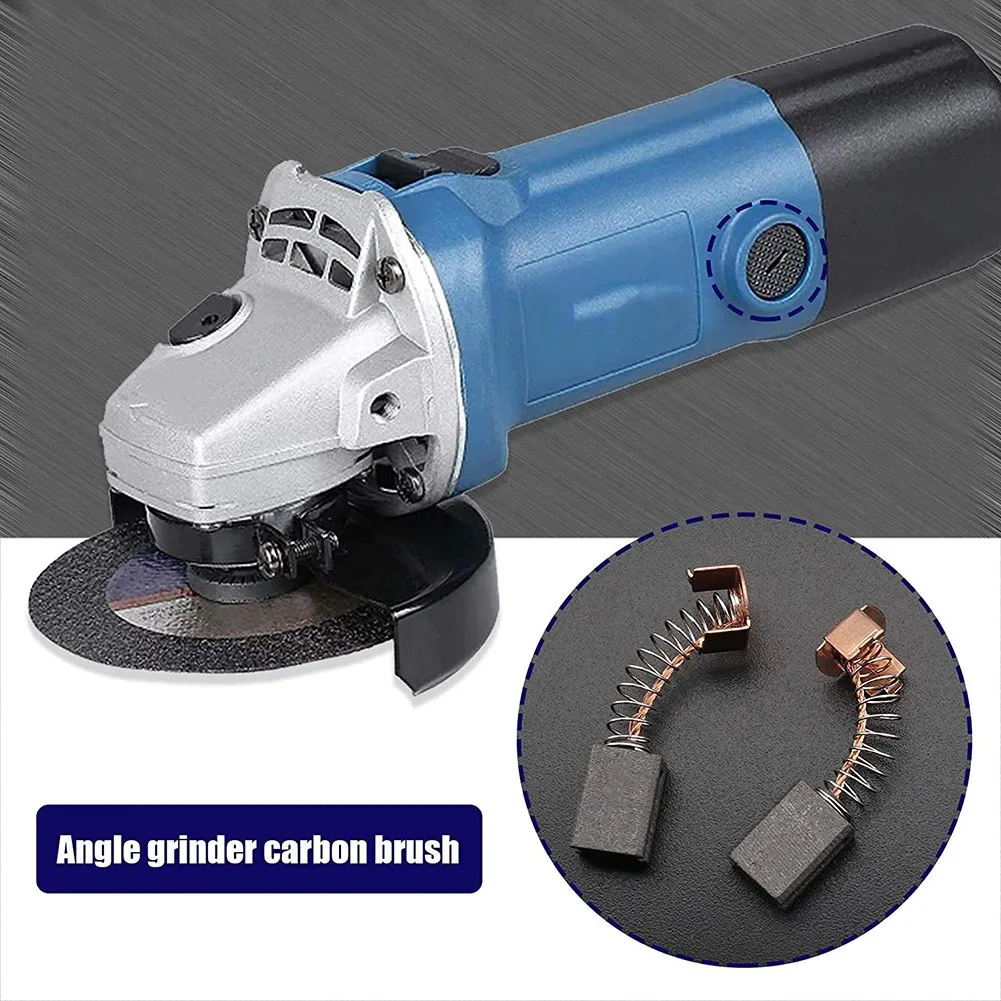

2Pcs Angle Grinder Carbon Brushes With Cables Connector For WS125 For Black Decker G720 Electric Motor Accessories 12X8X5mm