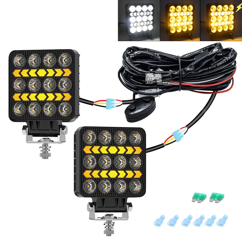4" Work LED Headlight Light Auto Fog Light Led Light Bar Round Fog Light for Mot