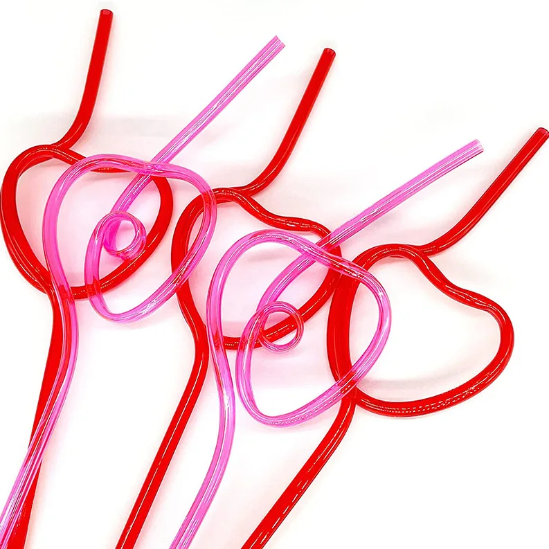 12pcs Crazy Curly Drinking Straws Colorful Unique Flexible Drinking Tube for Kids Birthday Party Bar Decoration Party Supplies