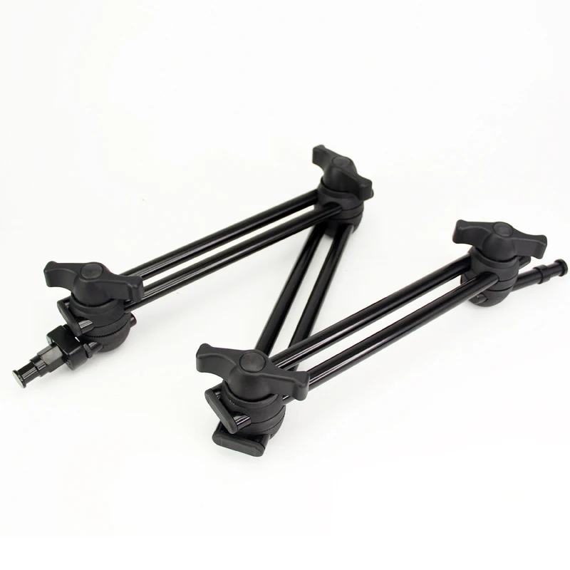 3-Section Double Articulated Arm 5/8" Hex Pin 1/4"-20 Female Thread 5/8" Pin 3/8"-16 Female Thread