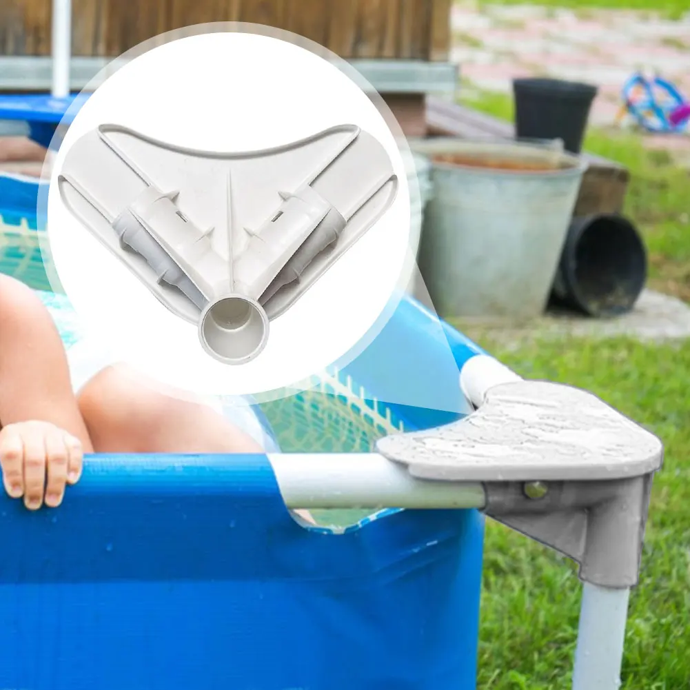 Pool Frame Corner Support Plastic Pool Frame Corner Connector Bracket for Ground Pools Metal Frame Pools