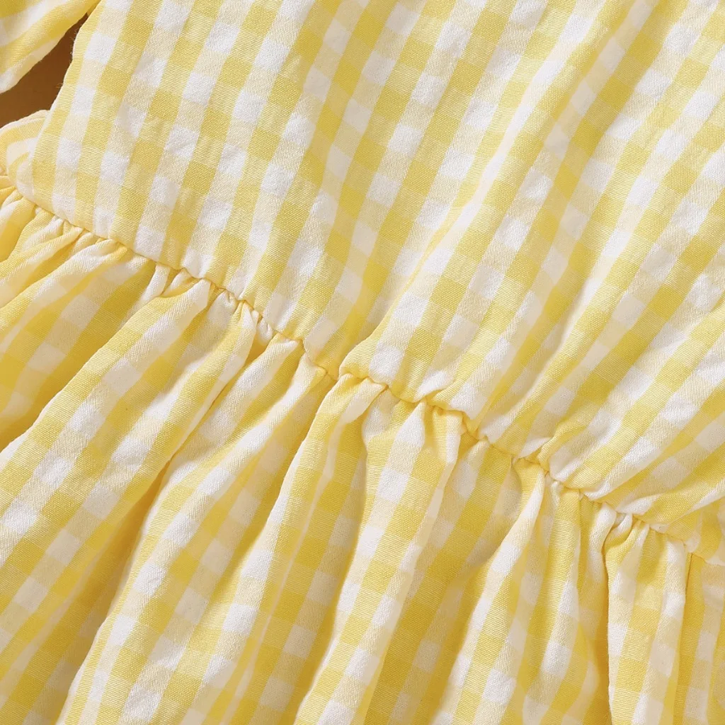 Abito da bambina a maniche lunghe Abito da principessa decorato con fiori dolci Costume autunnale per bambini Abito morbido per bambini 0-3 anni - immagine 3