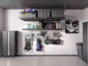 Series White 4 .8  2 x 8 Wall Mounted Steel Shelf, Garage Overheads, 40409 3