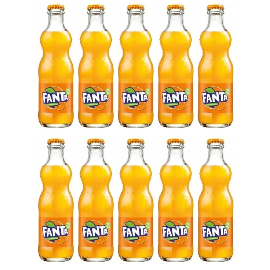 Fanta Soda Orange 10×250 ml – Fanta w szklanych butelkach z Polski za $11.72 / ~44zł