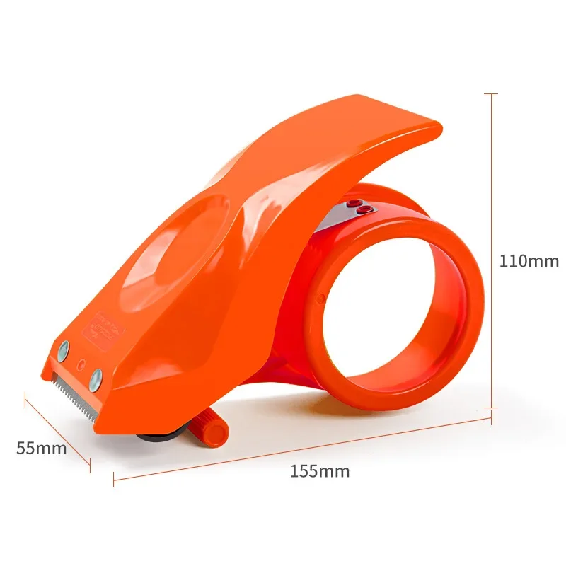 Tape Dispenser 50mm Heavy Duty Packing Tool For Carton Sealing Ergonomic Design Smooth Roller