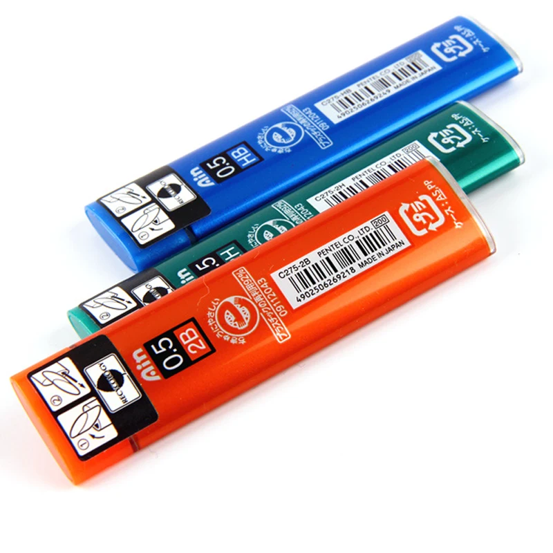 Pentel Pencil Lead C275 Mechanical Pencil Refill 0.5mm Student Non-toxic Station