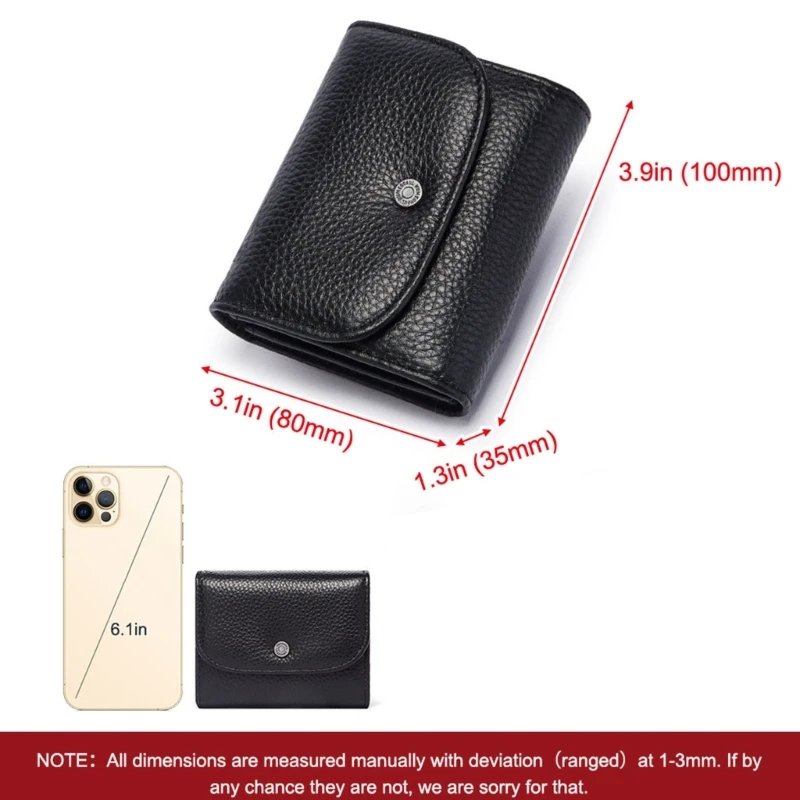 Leather Wallet Women Casual Simple Short Small Wallets Coin Purse Card Holder
