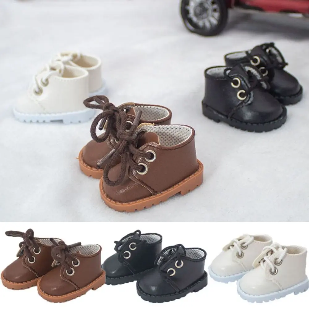 20cm Cotton Doll Shoes Clothes Accessories For 1/12 Dolls Casual Wear Leather Shoes Short Boots Fashion Sneakers DIY Doll Gift