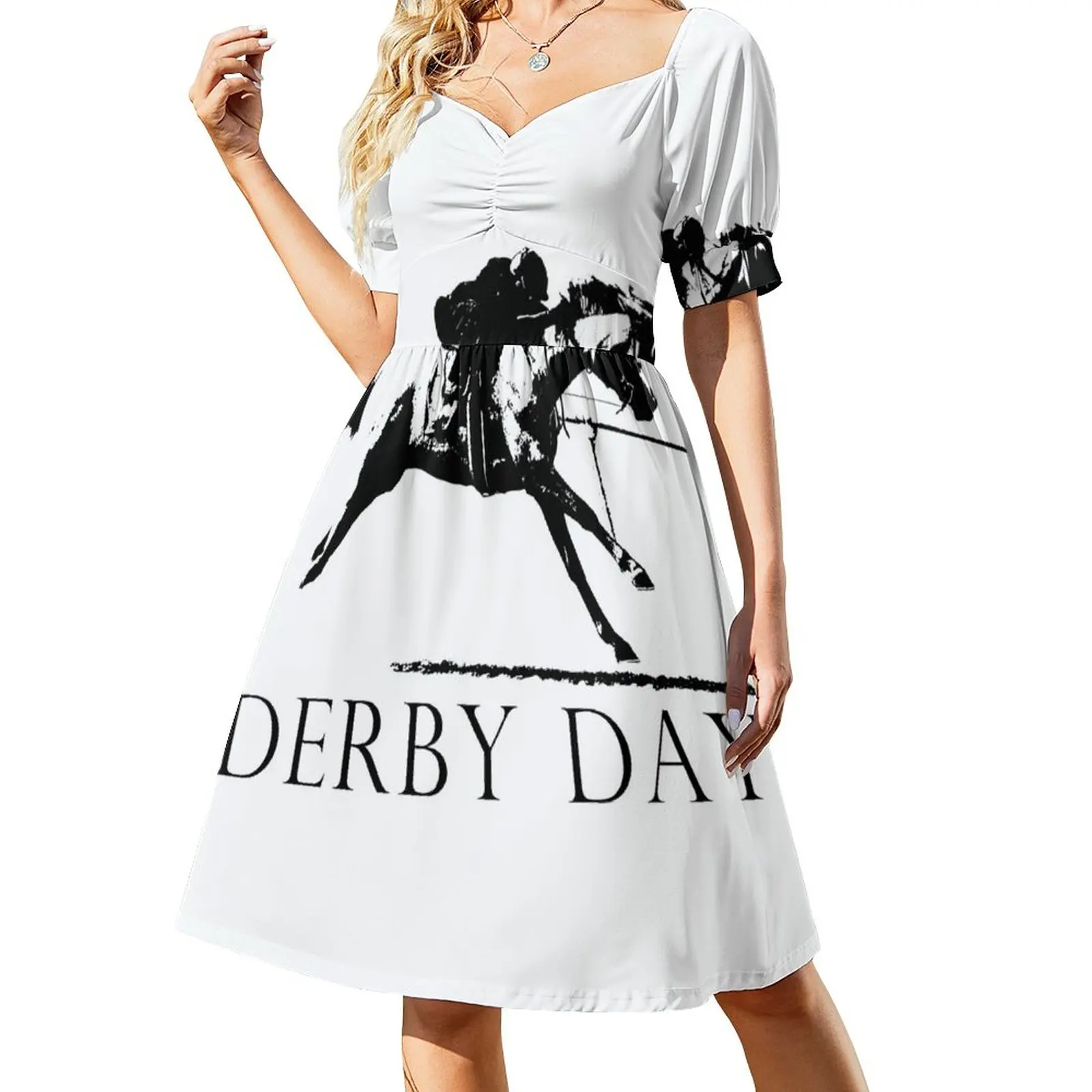 

Derby DayRace Horse Dress dresses korean style Women's clothing