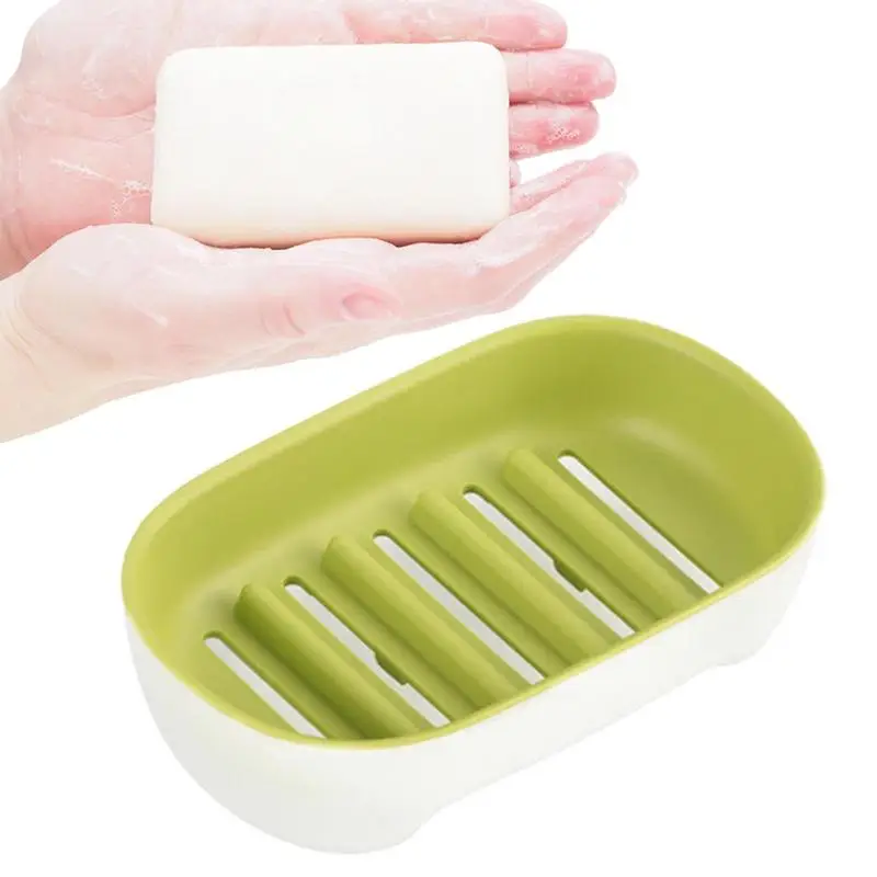 

Soap Dish For Shower Draining Sponge Tray Easy Cleaning Soap Case Saver Holder For Camping Gym Soap Box For Bathroom Kicthen