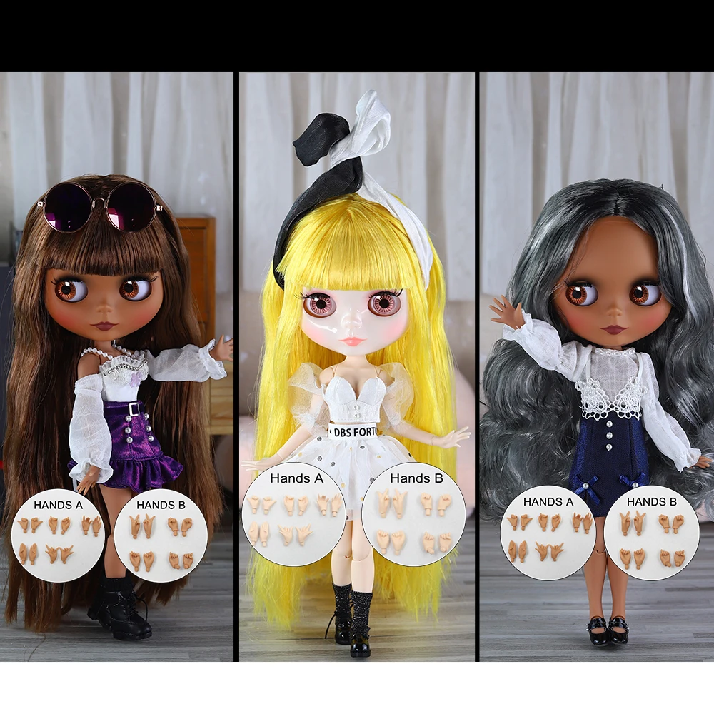 

ICY DBS Blyth Doll 1/6 BJD Toy Joint Body Set for Special Sale Random Eyes 30cm Anime Girl Gift