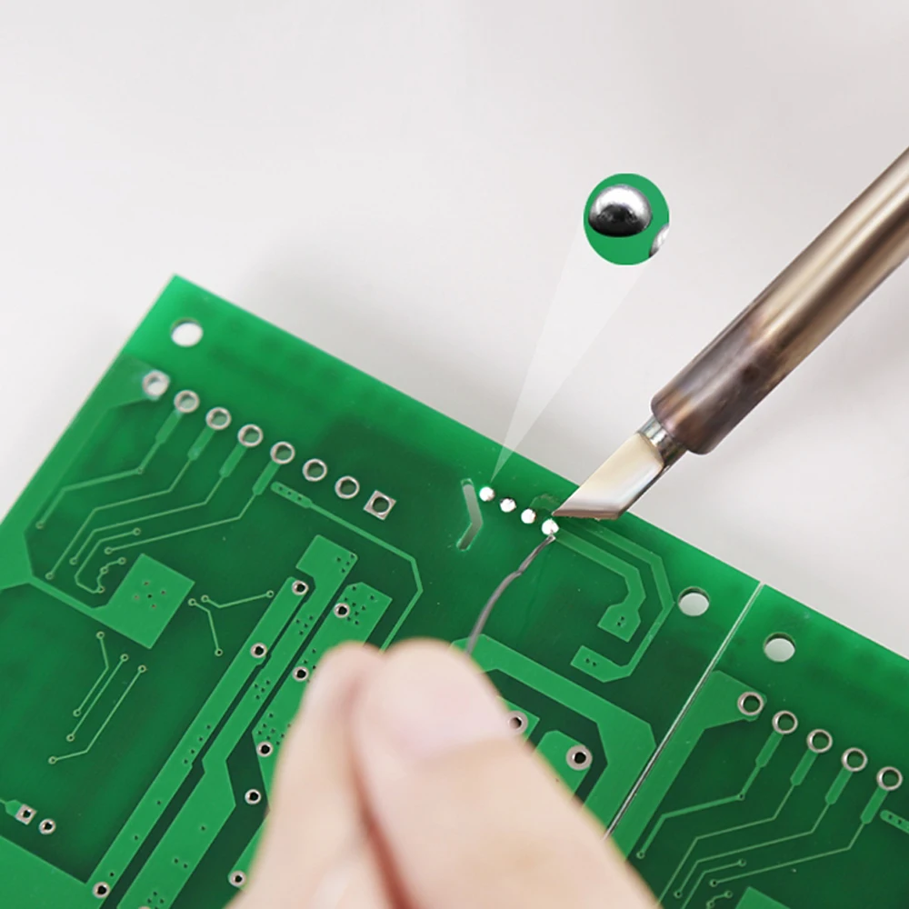 El mejor Alambre de estaño para soldar 0,3/0,4/0,5/0,6/0,8/1,0/1,2 MM 100g  núcleo de colofonia, alambre de soldadura para reparación de placa base de  circuito de teléfono|Alambres de soldadura| - AliExpress