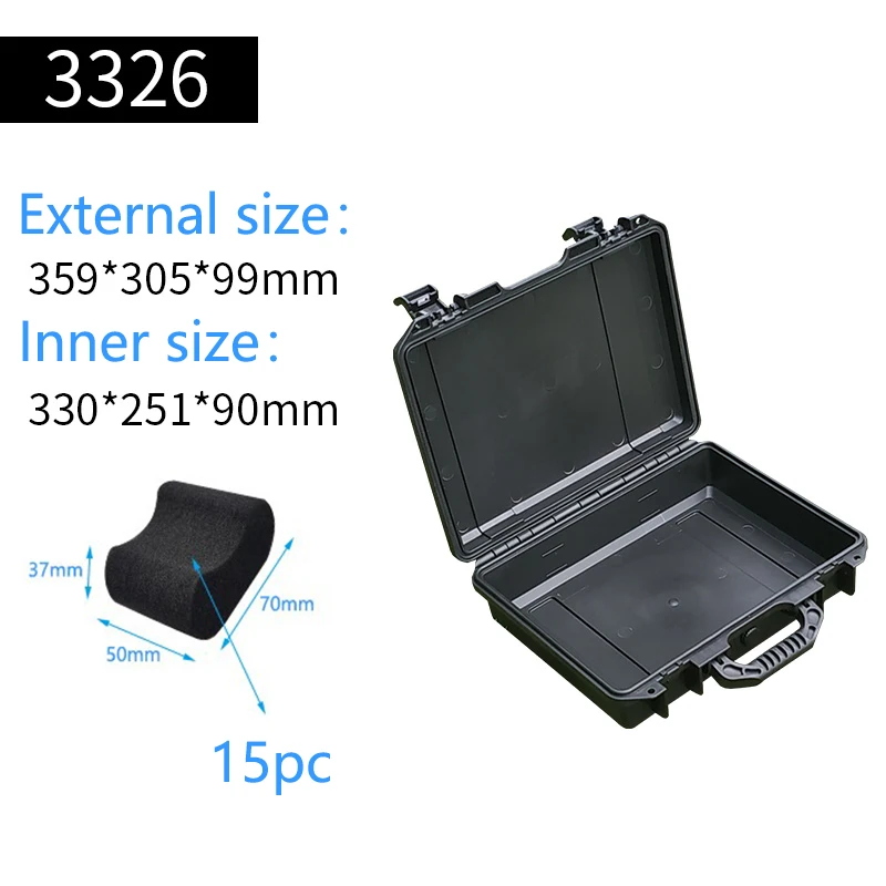 heavy duty tool bag Plastic Suitcase Case Display Storage Box Watch Storage Box Case Watch Bracket Clock Watch Clock Box tool pouch belt Tool Storage Items