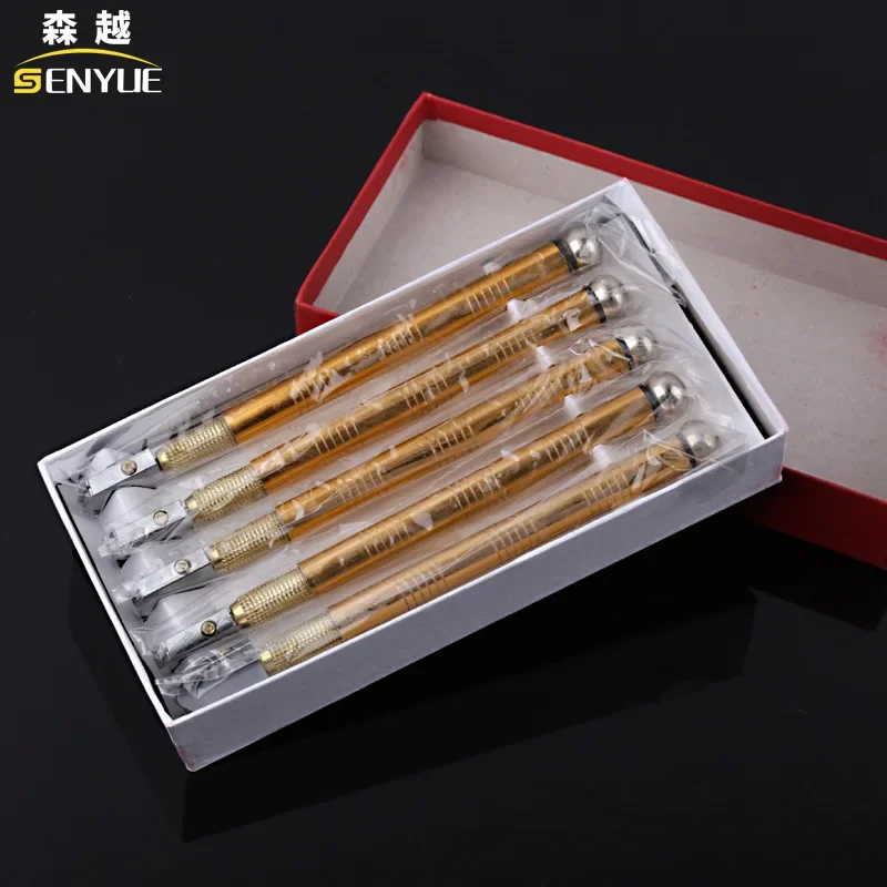 Roller glass knife metal pen holder diamond glass knife cutting tool stained tools cortador de vidrio ferramentas manuais
