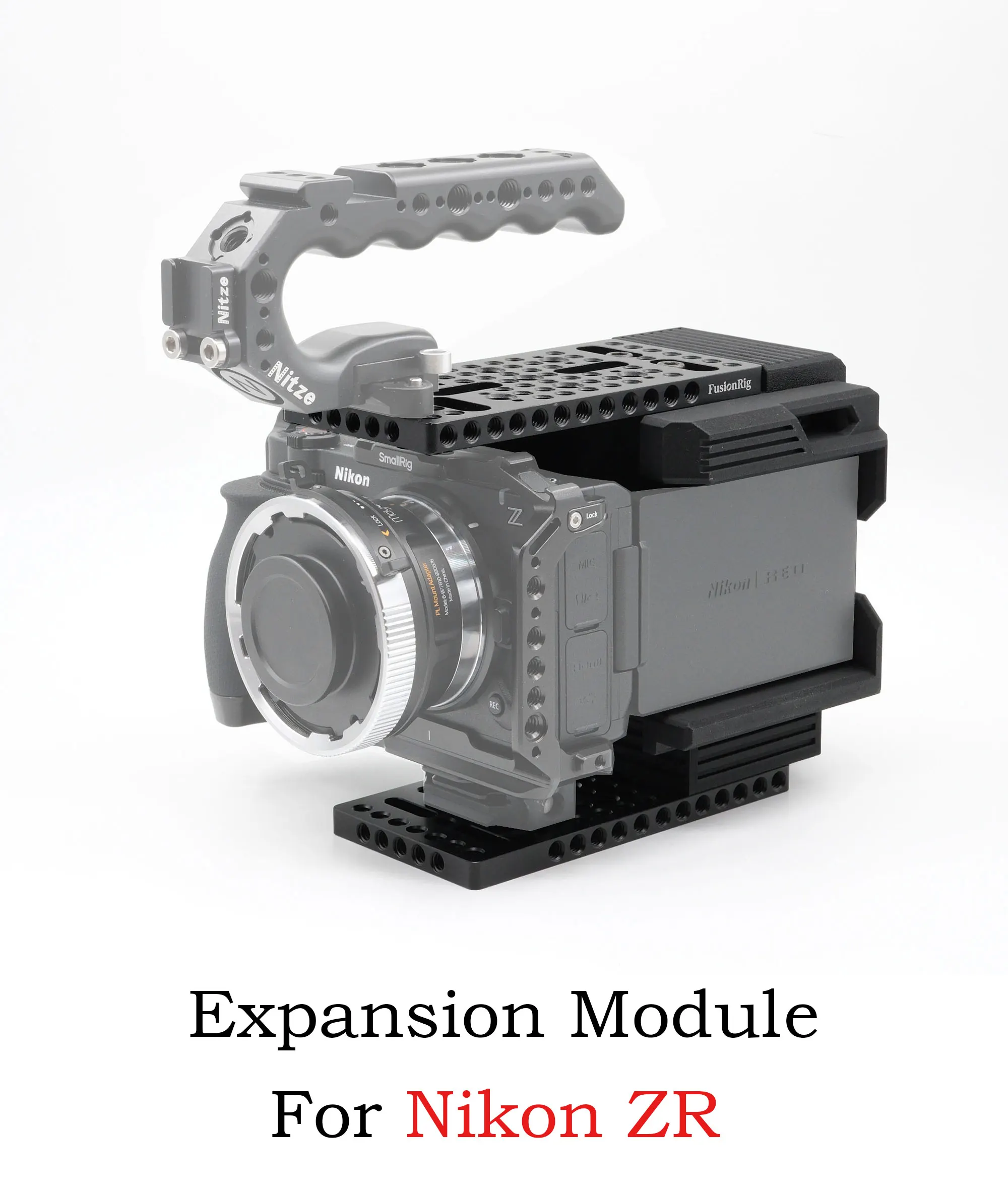 FusionRig Nikon ZR Camera Cage Expansion Module Cage Kit for Nikon