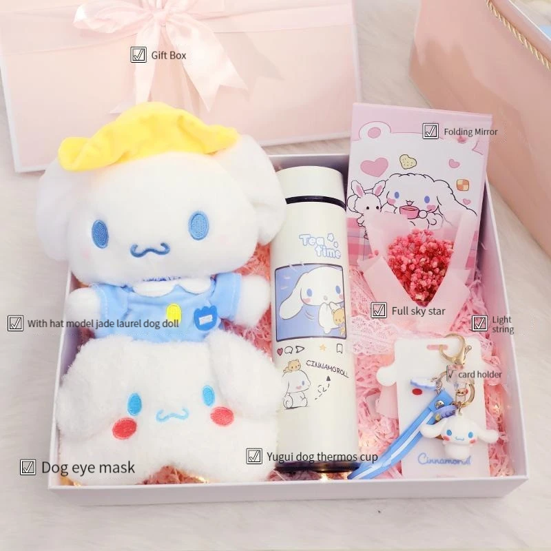 Sanrio Cinnamoroll gift set birthday gift box send girlfriend Christmas  Souvenir child student lovers Gift cute Cartoon kawaii