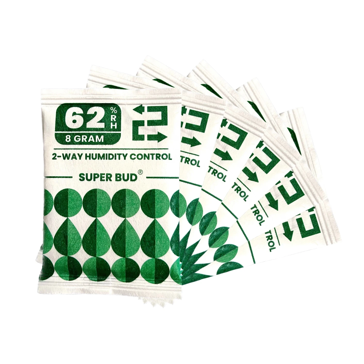 Dual-Action 62% Humidity Control Packs - Optimal Hydration & Moisture Balancer for Herb and Flower Storage (4g/8g)