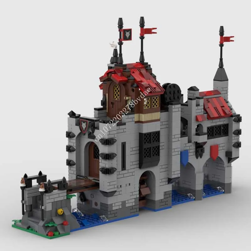 

1228PCS Customized MOC Medieval Castle Wolfpack Forge Model Building Blocks Technology Bricks DIY AssemblyToys Birthday Gifts