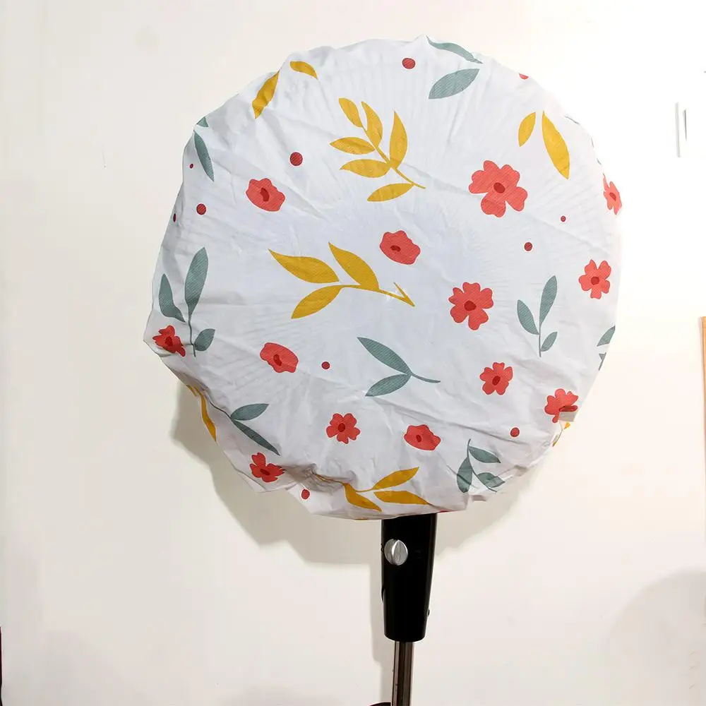 Round Waterproof Home Household Stand Fan Dust Covers Eletric Fan Cover Storage Bag Guard