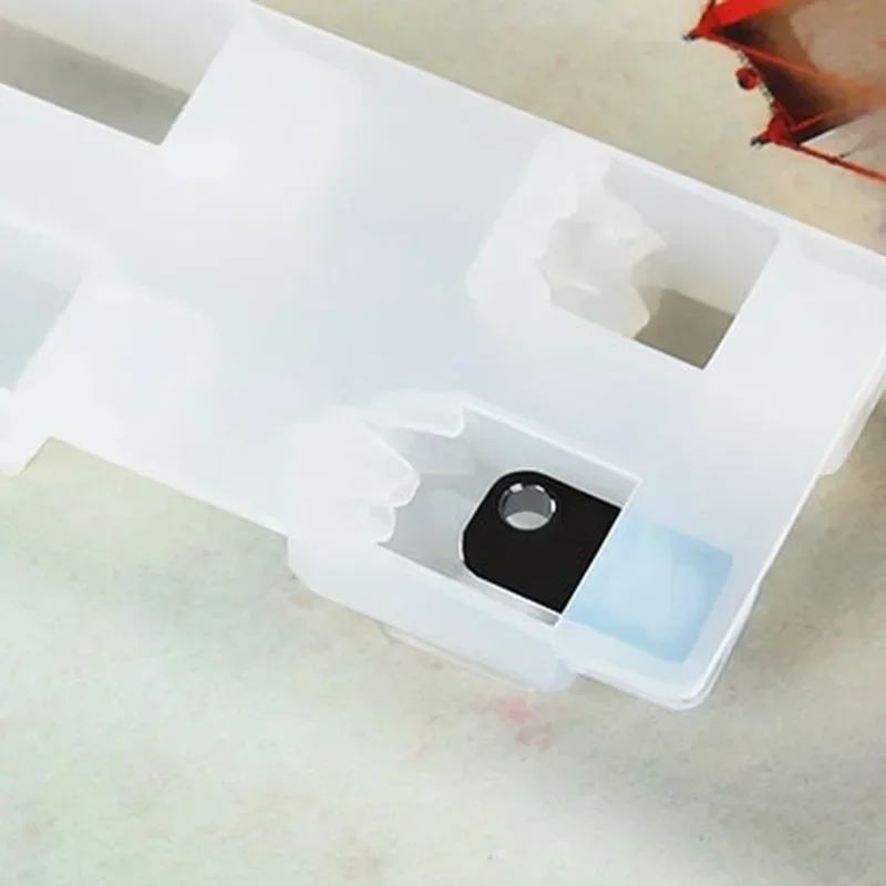 Imitation Mountain Silicone Mold Succulent Small Craft Flower Pot Concrete Cement Pottery Mold Suitable for USB Flash Drive