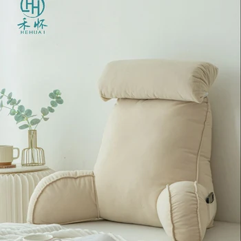 소파 쿠션 등 베개 웨지 등받이 베개, 허리 지지 탈착식 세탁 가능 소파 독서 베개 홈 데코 75 × 40 × 58cm 75 40 배게 등받이쿠션 등받이 쿠션 바디필로우 등받이방석 허리베개 배게 튜브 쿠션 북레스트 등쿠션 삼각등받이쿠션 침대등받침 모션베드 침대등받이 침대등받이 침대 등받이 베개