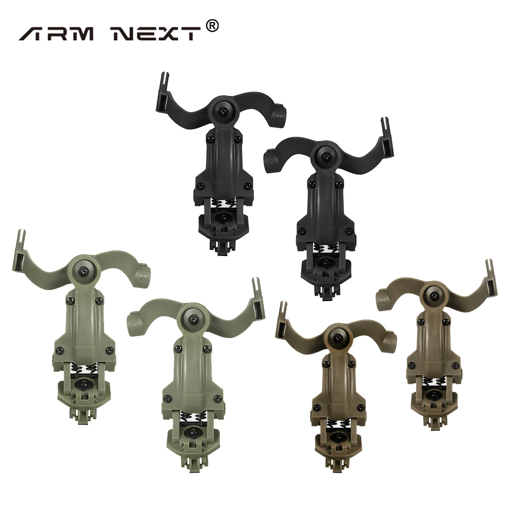 Tactical Headset Bracket 360&deg; Rotation Adapter Fit OPS Core ARC Team Wendy M-LOK Rail