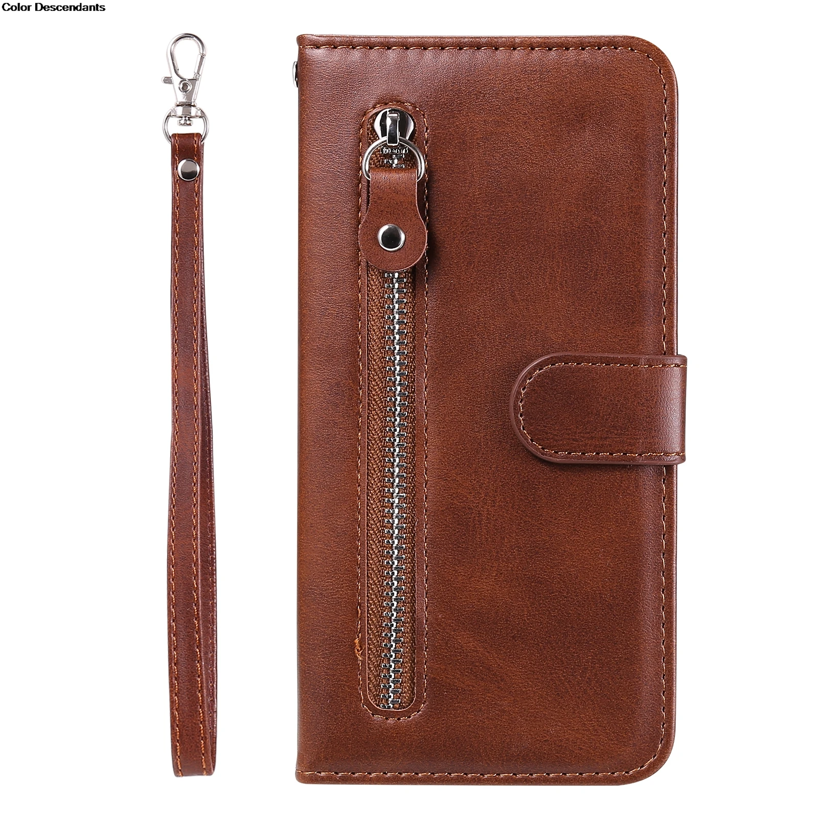 Elegant Frosted Floral Leather Flip Wallet Phone Case Cover