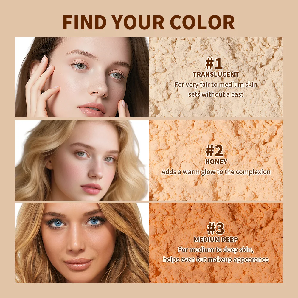 Translucent Long-Lasting Oil Control Setting Powder