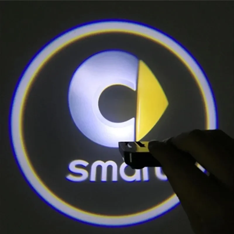 Led Car Door Welcome Logo Light Led Proiettore Laser Di Cortesia Lampada Ombra Per Smart Fortwo Forfour 450 Cabrio City-Coupe Roadster