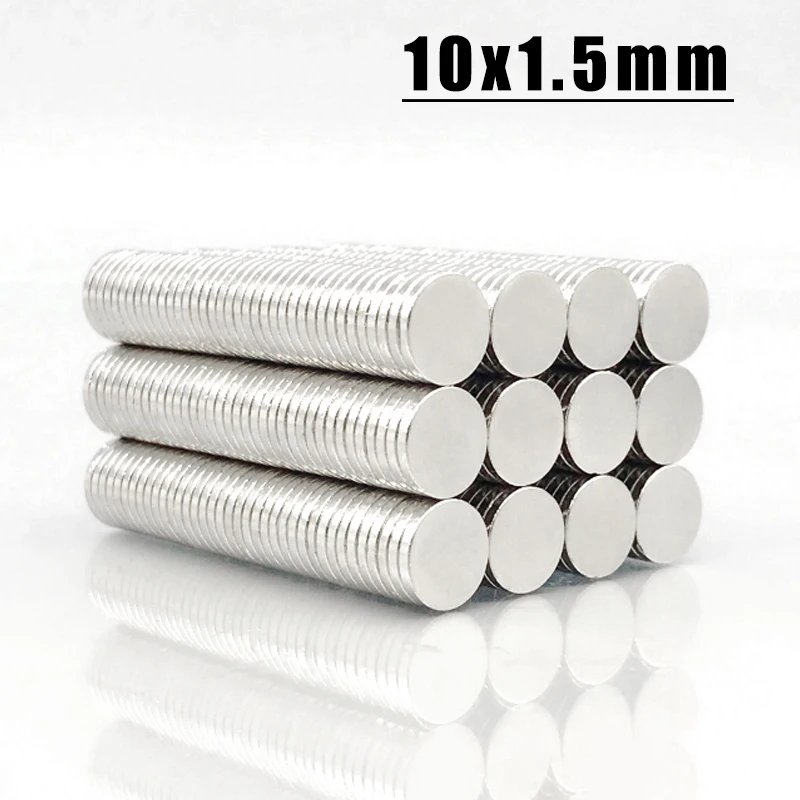 10x1.5 Rare Earth Magnets 5~5000PCS Diameter 10x1.5mm Small Round Magnets 10mmx1.5mm Permanent Neodymium 10*1.5 magnets neodymium magnets round magnets