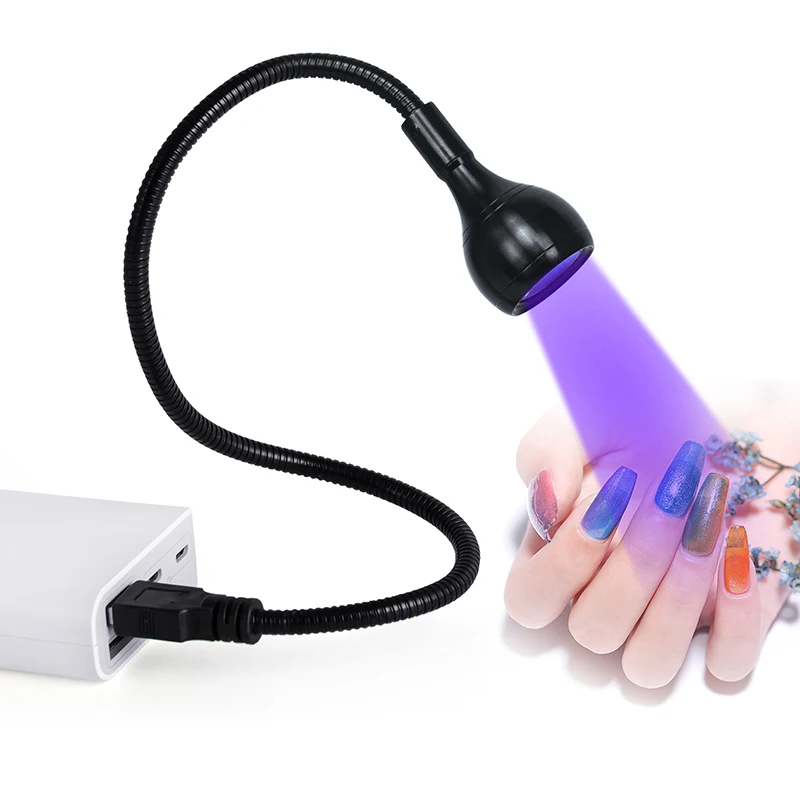 UV Lamp Nail Lights Dryer Led Ultraviolet USB Flexible Mini Gel Curing Lampe Manicure Pedicure Tools, uv curing lamp, uv nail lamp